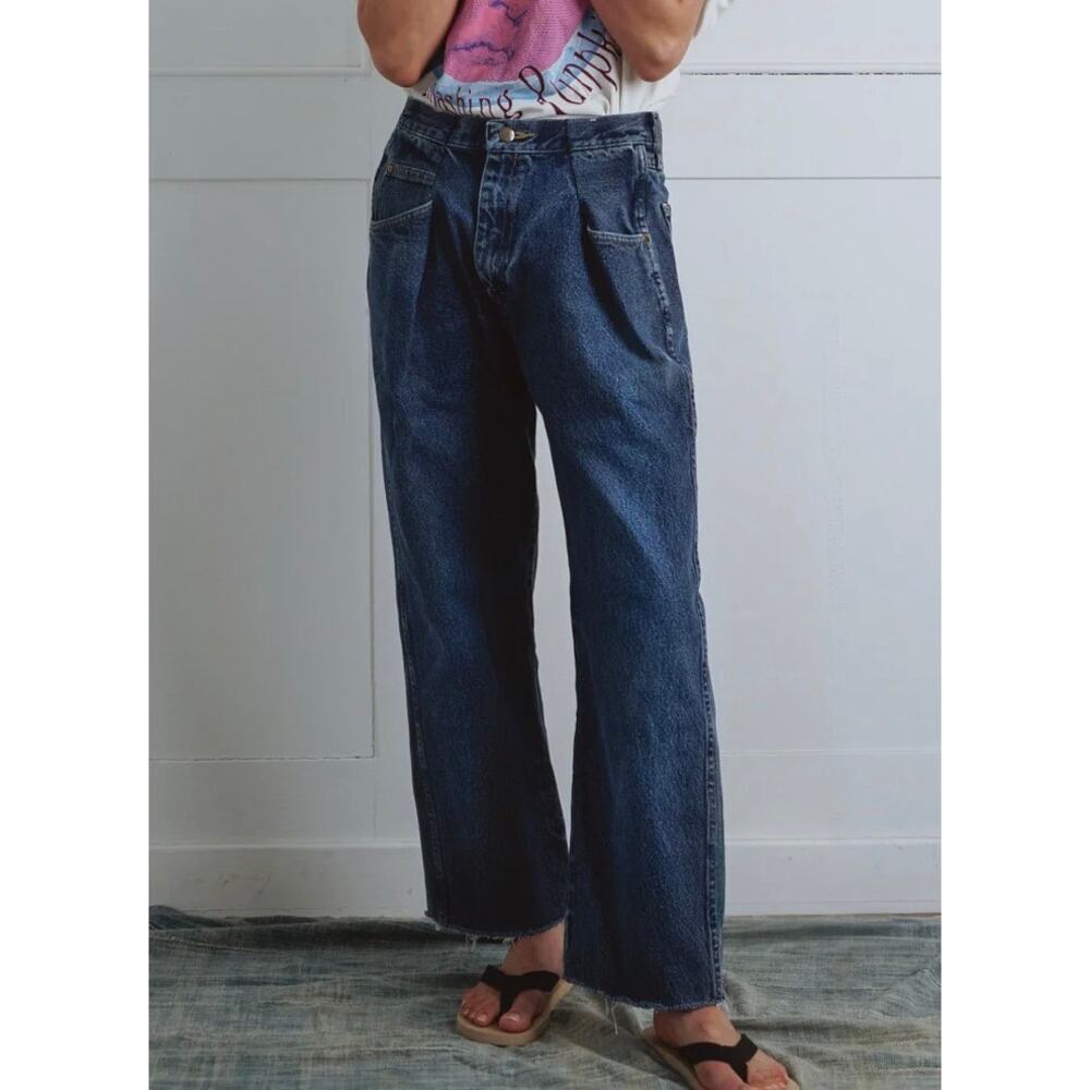 Proche Upcycled Front Pleat Denim Jeans Women’s Sz. 1 (US 0/2)